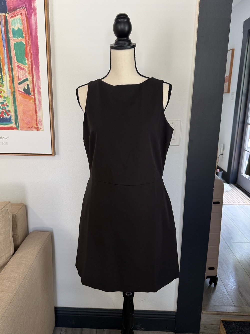 NWT Marcella Jessica Dress Black Mini Dress With Pockets Size M - Picture 2 of 10